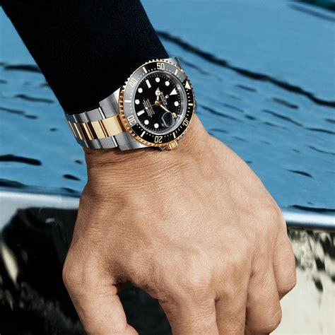 rolex sea dweller oystersteel and yellow gold